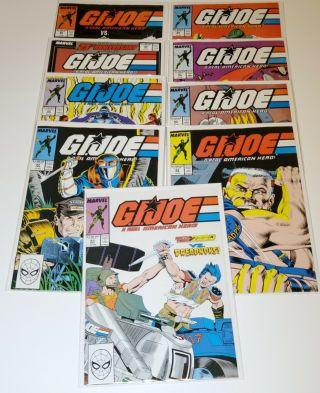 G.  I.  Joe: A Real American Hero 81,  82,  83,  84,  85,  86,  87,  89 (marvel 1988) Very Fine
