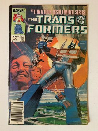 The Transformers 1 (1984) Marvel Comics 1st Optimus Prime,  Megatron