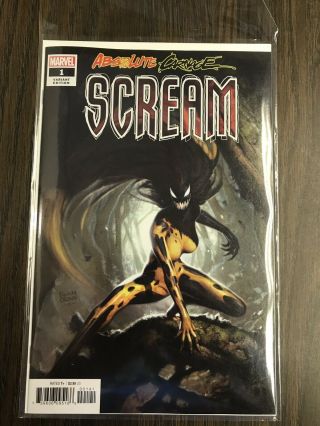 Absolute Carnage: Scream 1 (2019) Ryan Brown 1:50 Variant Cover Marvel Comics 3