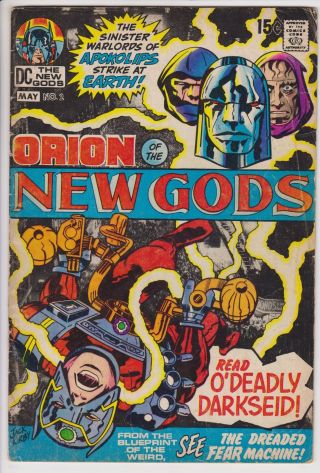 Gods 2 (apr - May 1971,  Dc) G/vg 2nd Full Appearance Darkseid L
