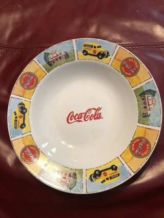 2 Coca Cola 11” Plates By Gibson " Good Ole Days " Discontinued