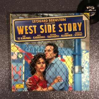 West Side Story - Leonard Bernstein (415254 - 1) • Vinyl Lp,  Book • Ex/ex