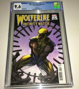 Wolverine & The Infinity Watch 1 Cgc 9.  6 Variant Cover