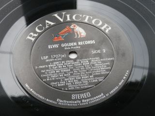Elvis Presley Golden Records Vol 1 U.  S.  A.  Stereo Pressing