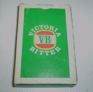 Pack Of Older Beer Playing Cards - V.  B.  Victoria Bitter