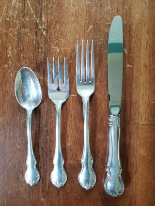 Antique Towle French Provincial Sterling Flatware Place Setting