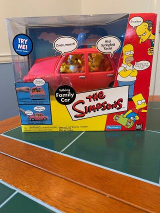 Playmates The Simpsons Talking Family Car Brand Mip