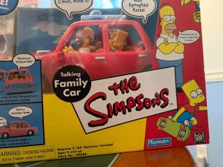 Playmates The Simpsons Talking Family Car Brand MIP 7