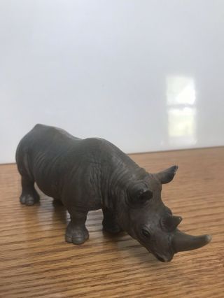 Vintage Schleich Black Rhino 2001