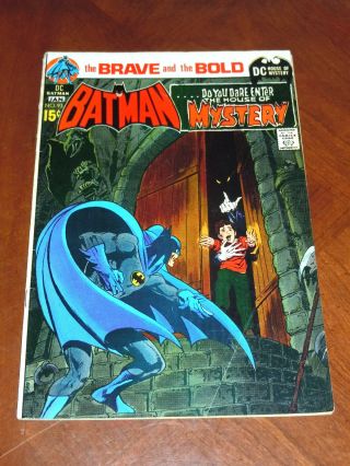 Brave And Bold 93 (1970) Vg,  (4.  5) Cond.  Batman - House Of Mystery Neal Adams