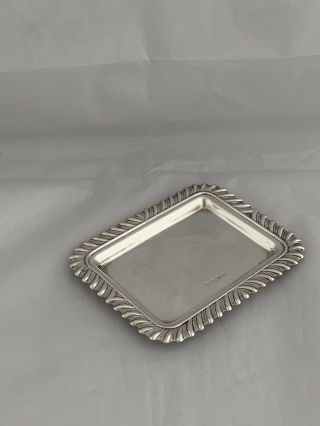 Solid Sterling Silver Ring Or Jewellery Dish 1994 Sheffield Carrs Of Sheffield