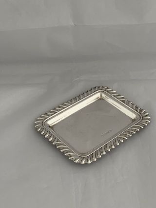 Solid Sterling Silver Ring Or Jewellery Dish 1994 Sheffield CARRS OF SHEFFIELD 3