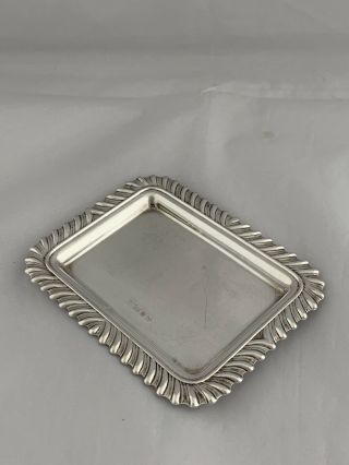 Solid Sterling Silver Ring Or Jewellery Dish 1994 Sheffield CARRS OF SHEFFIELD 4