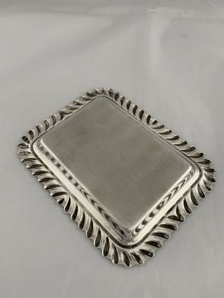 Solid Sterling Silver Ring Or Jewellery Dish 1994 Sheffield CARRS OF SHEFFIELD 6