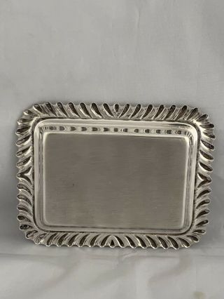 Solid Sterling Silver Ring Or Jewellery Dish 1994 Sheffield CARRS OF SHEFFIELD 7