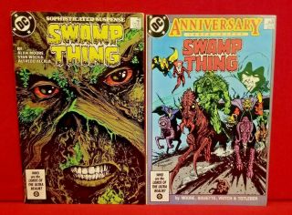Swamp Thing 49 50 1st Appearance Justice League Dark Set Alan Moore Comic 1986