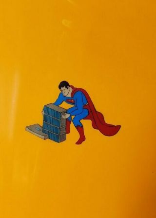 Hanna - Barbera Production Cel " Superman " 1980