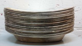 24.  5 Lbs Copper Nickel Silver Soldered Scrap Norte Dame Stamped R.  Wallace Bowls