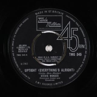 Northern Soul 45 - Stevie Wonder - Uptight - Tamla Motown Uk - Vg,  Mp3