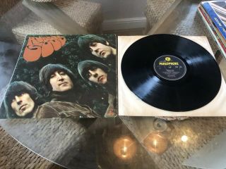 The Beatles Rubber Soul Uk 1965 Rare Mono 1st V Vinyl Lp