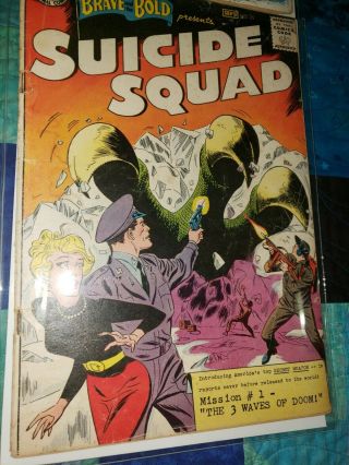 Brave And The Bold 25 (suicide Squad Key 1st App Vg 5.  0 Origin) Dc Comics 1959