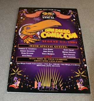 SAN DIEGO COMIC - CON COMICS 2 Dark Horse 8/93 1st appear story HELLBOY MIGNOLA 7
