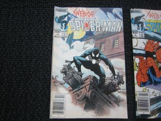 Web of Spiderman 1 to 12 - 1984 NM and Annual 1 2