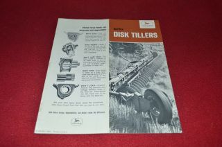 John Deere Surflex Disk Tiller For 1965 Dealer 