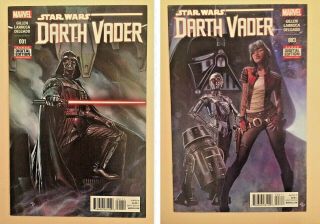 Darth Vader 1 And 3 First Print Nm Marvel (3: 1st Doctor Aphra) Dark Horse
