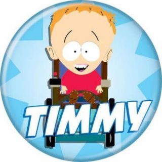 South Park Timmy Pin Button