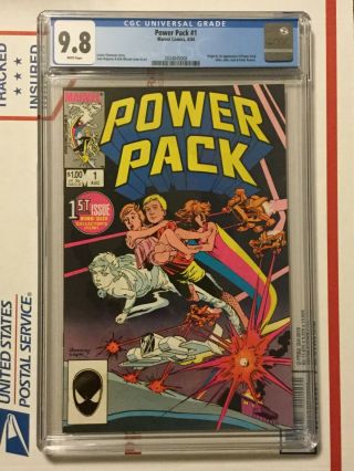 Power Pack 1_cgc 9.  8_1st & Origin Power Pack_htf In High Grade_white Pages