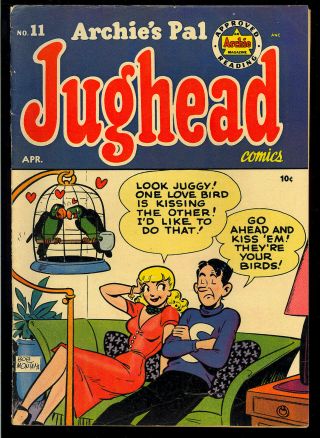 Archie’s Pal Jughead 11 Pre - Code Golden Age Teen Comic 1952 Fn