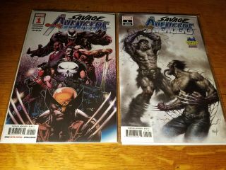 Savage Avengers 1 Lucio Parrillo Midtown Variant Conan Wolverine,  Cover A