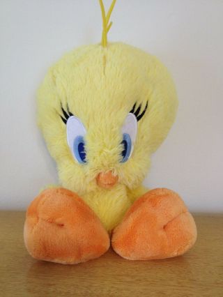 Tweety Bird Stuffed Plush Looney Tunes Bird Yellow Toy Collectible Six Flags 14 