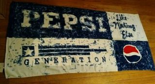 Pepsi Generation Beach Towel 5 Foot With Tags