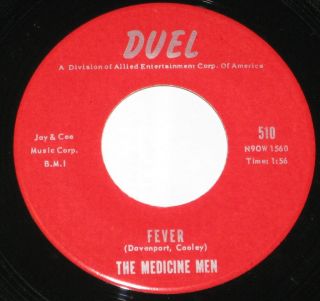 The Medicine Men 7 " 45 Hear Popcorn Soul Tittyshaker Fever Duel Ulcer Alley