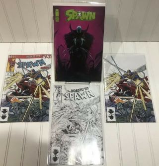 Spawn 299 Todd Mcfarlane Sdcc Comic Con Variant Ltd 500 /w All 3 Covers