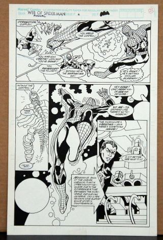 Web Of The Spiderman Annual 6 Gil Kane Art