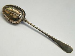 Antique - Rare Solid Silver Tea Infuser Spoon - Teatte Pat - George Gray - London - C1892