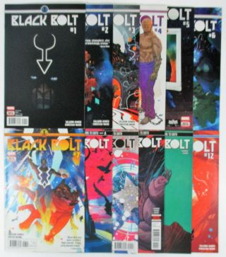 Black Bolt 1 - 12 Complete Series No Breaks Ahmed Ward Marvel Comics