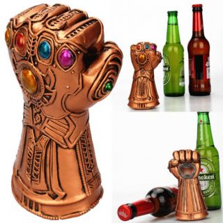 Wrought Iron Beer Bottle / Opener Thanos Infinity Gauntlet Glove Soda Can Opener