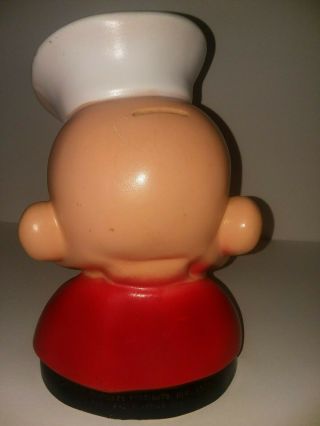 Vintage 1972 Popeye The Sailor Man Coin Bank by Play Pal Plastics Inc. 7