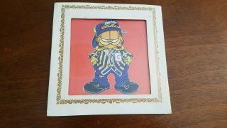 Vintage Garfield Picture Early 90s Carnival Prize