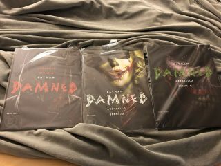 Batman Damned 1 2 3 All 1st Prints.  1 Uncensored See 2nd Photo