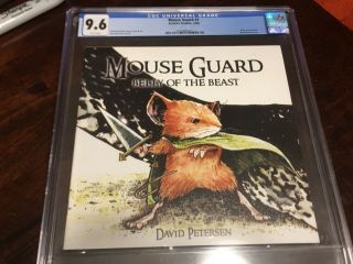 Mouse Guard 1 Belly Of The Beast First Print Cgc 9.  6 First Printing 1