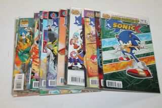 2008 Archie Sega Sonic " X " The Hedgehog Comic Run (28 - 40),