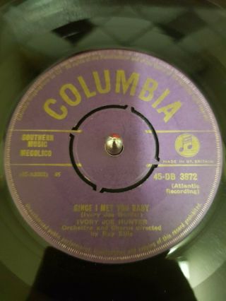 Ivory Joe Hunter - Since I Met You Baby 1956 Uk 45 Columbia Gold Labels