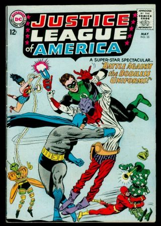 Dc Comics Justice League Of America 35 Batman Flash Wonder Woman Fn,  6.  5