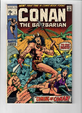Conan The Barbarian 1 - Grade 8.  0 - 1st Appearance Of Kull.  Barry Windsor - Smith