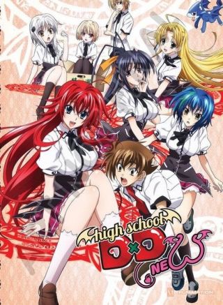 DVD Anime High School DXD Season 1 - 4 Series (1 - 49 End),  4 OVA English Audio Dub 4